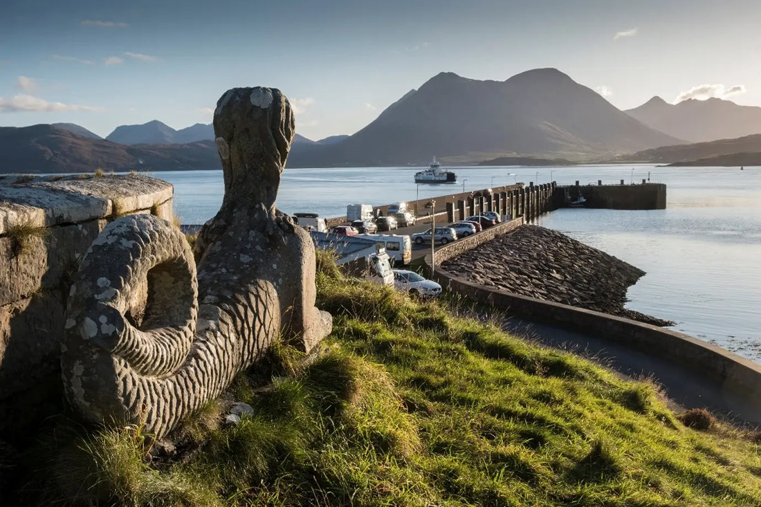 Ferry terminal on Raasay